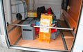 Teleskopstang for lastsikring Luggage Bar 170 cm aluminium forfra