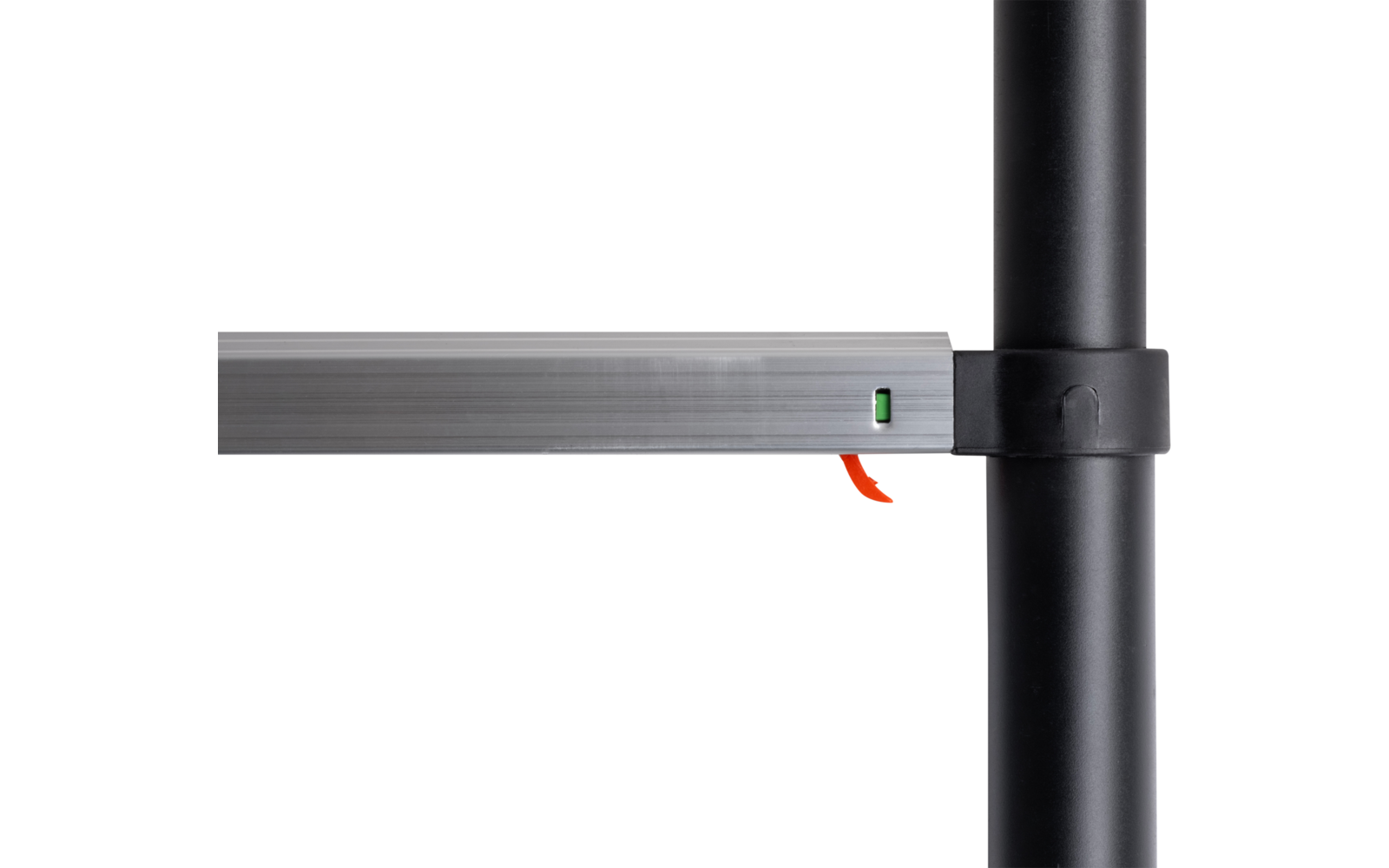 Teleskopstige Laddy Alcove Air aluminium nærbilde av låsemekanisme