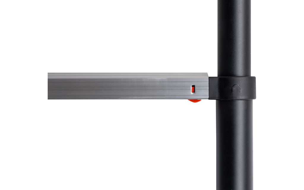 Teleskopstige Laddy Alcove Air aluminium i sammenfoldet posisjon