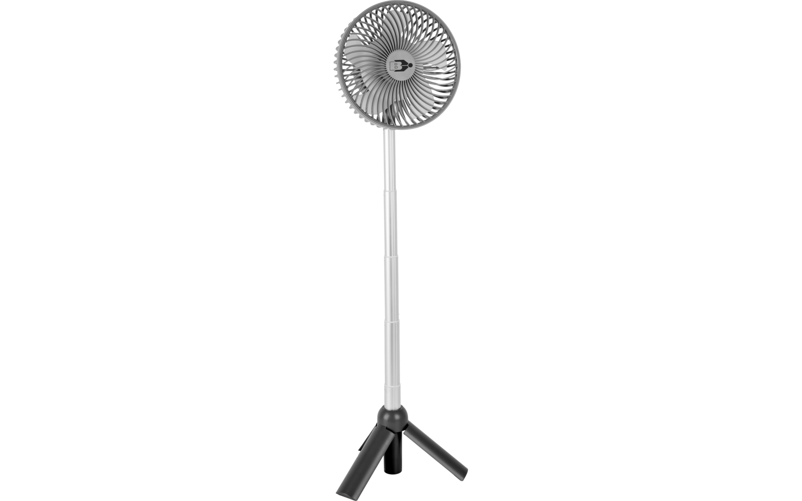 Teleskopvifte med oppladbart batteri og LED 3,7V - Brunner Thyfan RG bakside