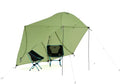 Telos Hangout Pole solseil-sett 135 g grønn forfra