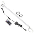 Telt- og markiselampe Slim Tube LED dimbar 50 cm 500 lm sett forfra