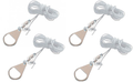 Teltbarduner 4-pack 2 m med aluminiumsspennere 3 mm