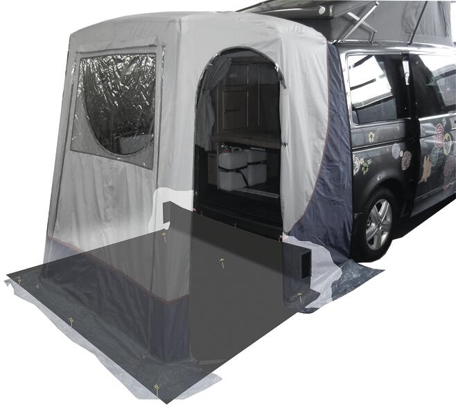 Teltgulv for baktelt Upgrade & Update 240x210 cm fra Reimo sett forfra