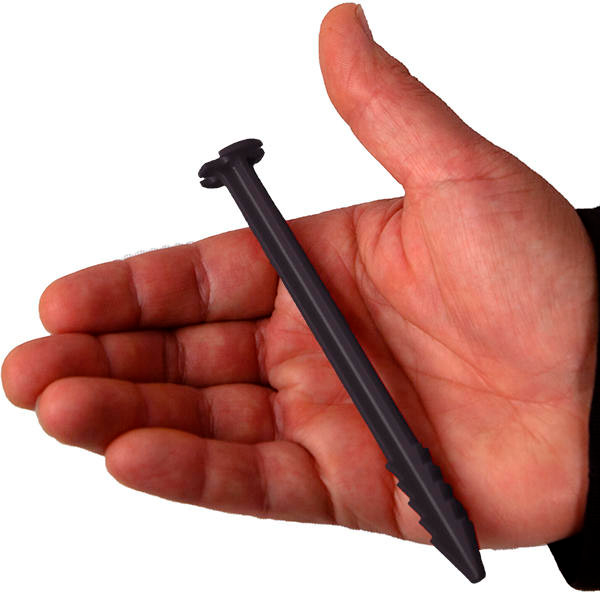 Teltplug BF120 svart 12 cm for camping