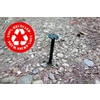 Teltplug BF150 svart 15 cm nærbilde av materiale