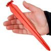 Teltplug RT220 rød 22 cm, 34 g Piranha NT-plast bakside