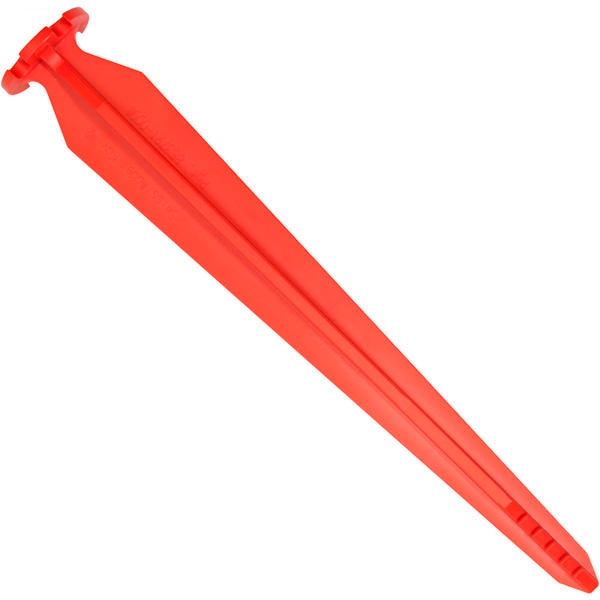 Teltplug RT220 rød 22 cm, 34 g Piranha NT-plast forfra