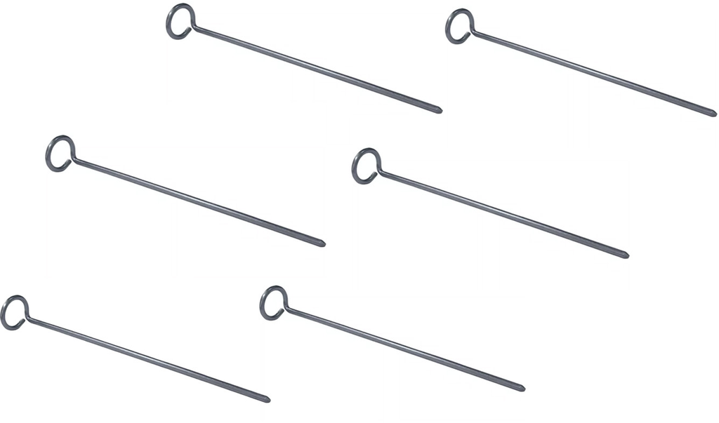 Teltplugger stål ringkopf 6-pack 20 cm 26 g - High Peak forfra
