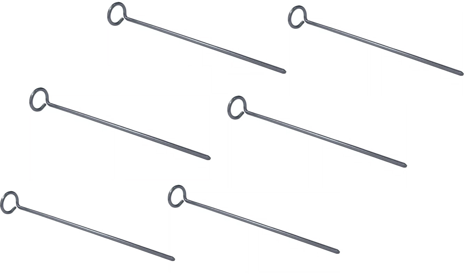 Teltplugger stål ringkopf 6-pack 20 cm 26 g - High Peak forfra