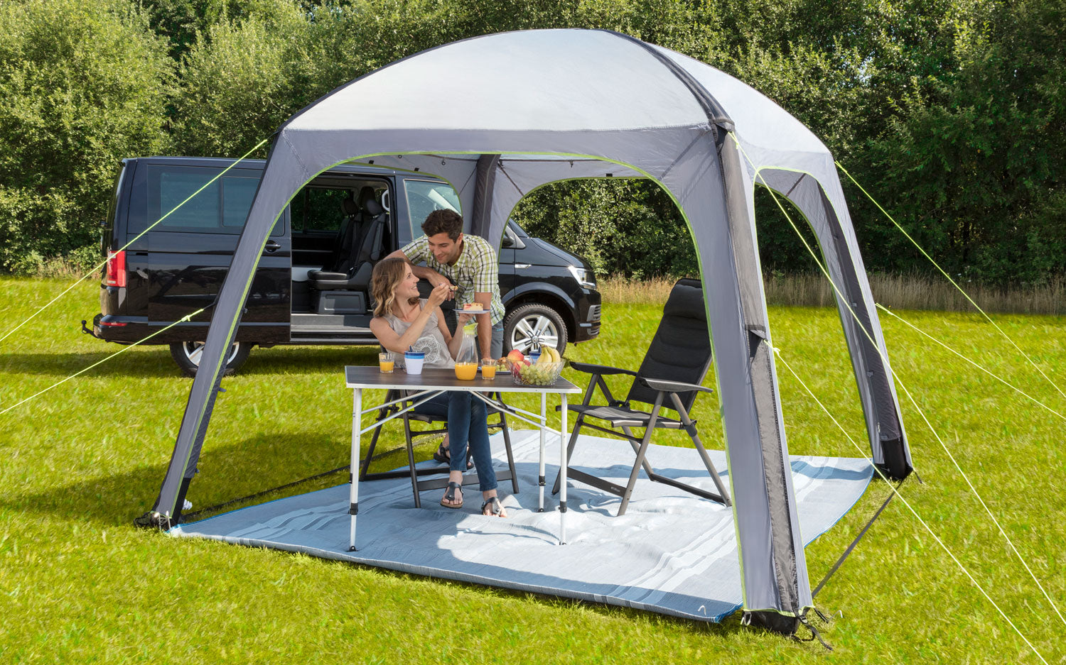 Teltteppe for Gazebo Air paviljong 300x300 cm polypropylen forfra