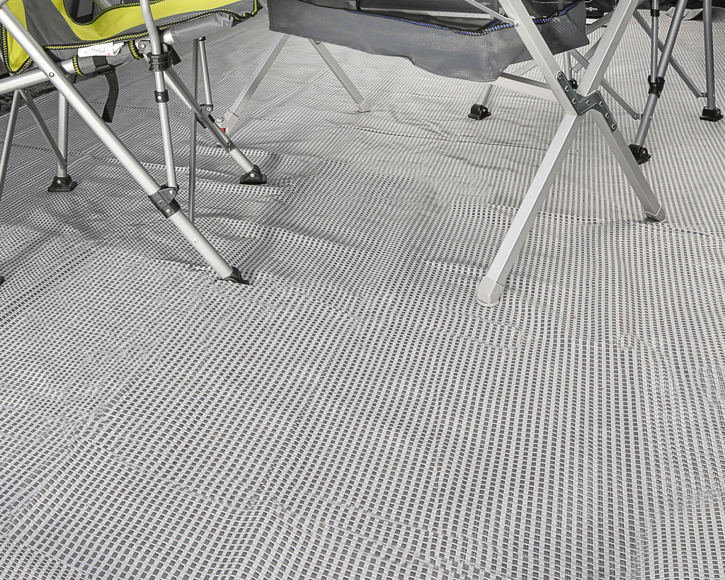 Teltteppe Kinetic 600 vendbart 250 x 300 cm grå forfra