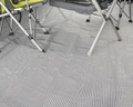 Teltteppe Kinetic 600 vendbart 250 x 300 cm grå forfra