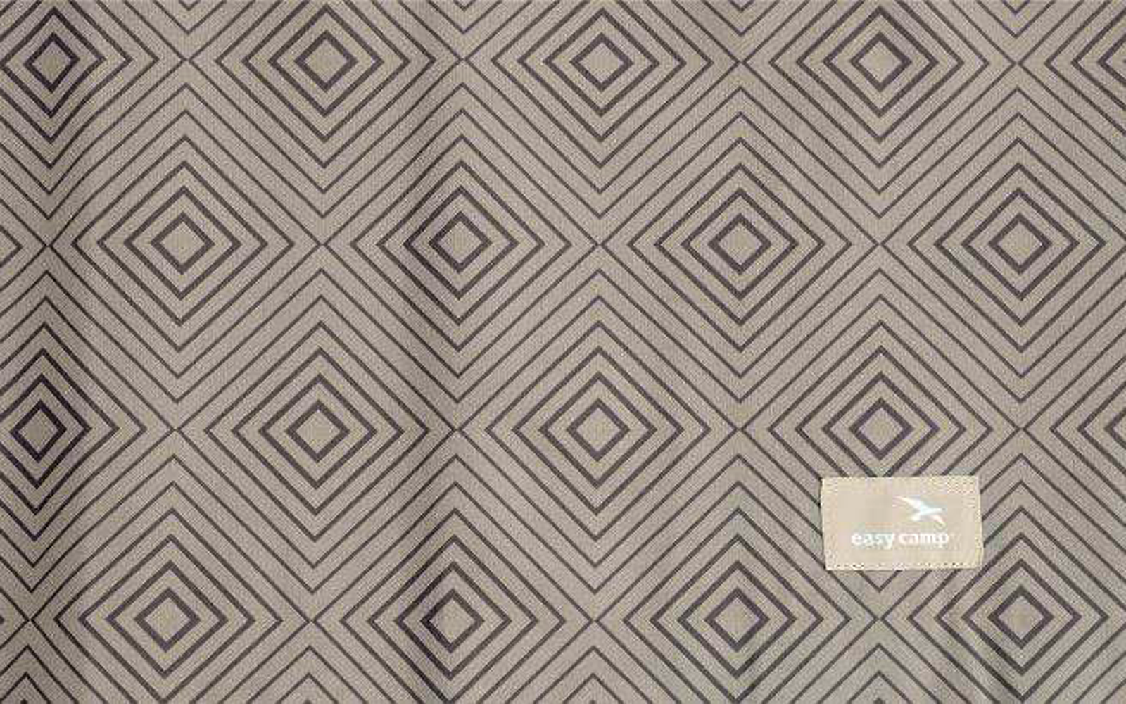 Teltteppe Palmdale 400 polyester khaki fra Easy Camp vist utlagt