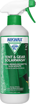 Tent & Gear SolarWash rengjøringsspray med UV-beskyttelse 500 ml - Nikwax forfra