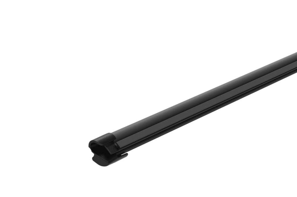 Tent LED Mounting Rail svart for Omnistor 6200/6300/9200 montert på markise