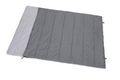 Teppesovepose Arizona Double 300G for 2 personer 220x140 cm grå sett ovenfra i full lengde