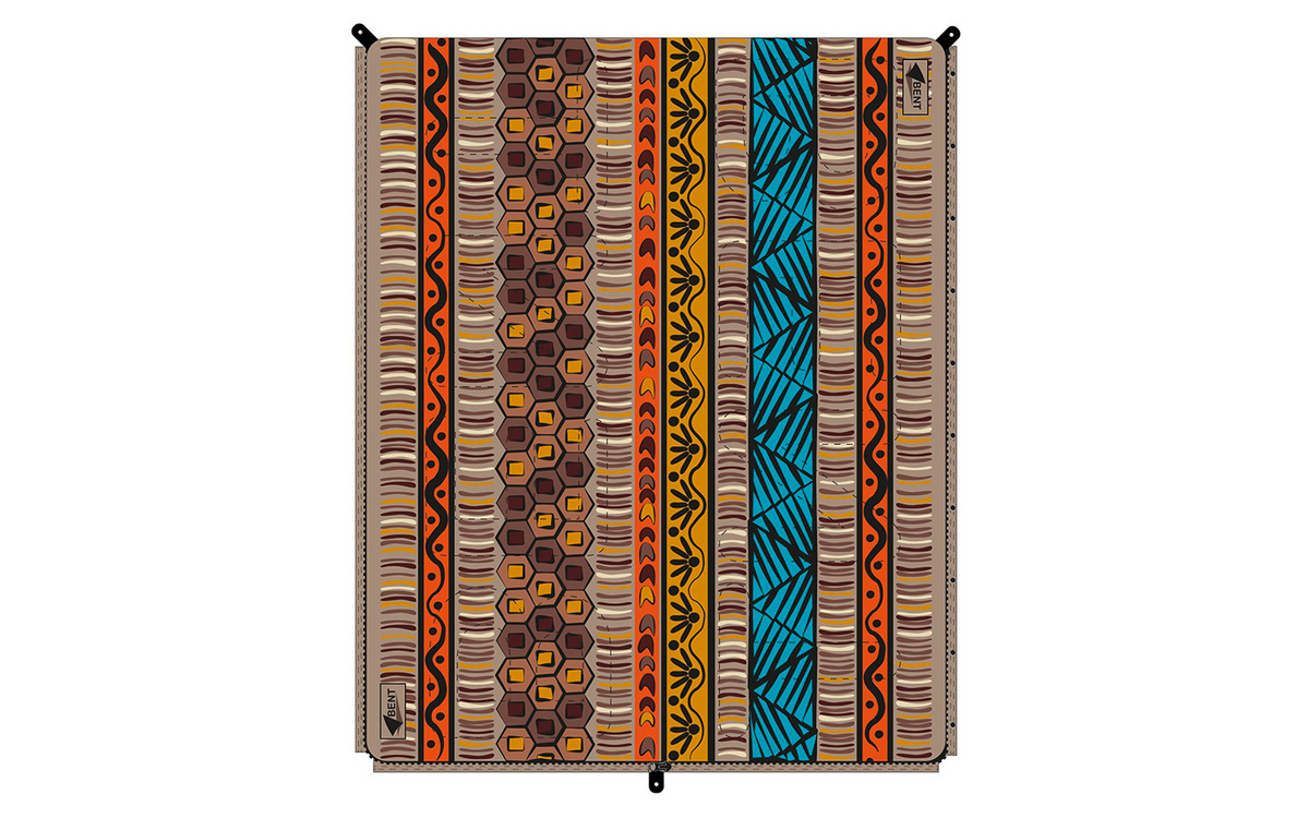 Teppesovepose Bentcho vendbar med veske Africa 200 x 80 cm - Bent i bruk på camping