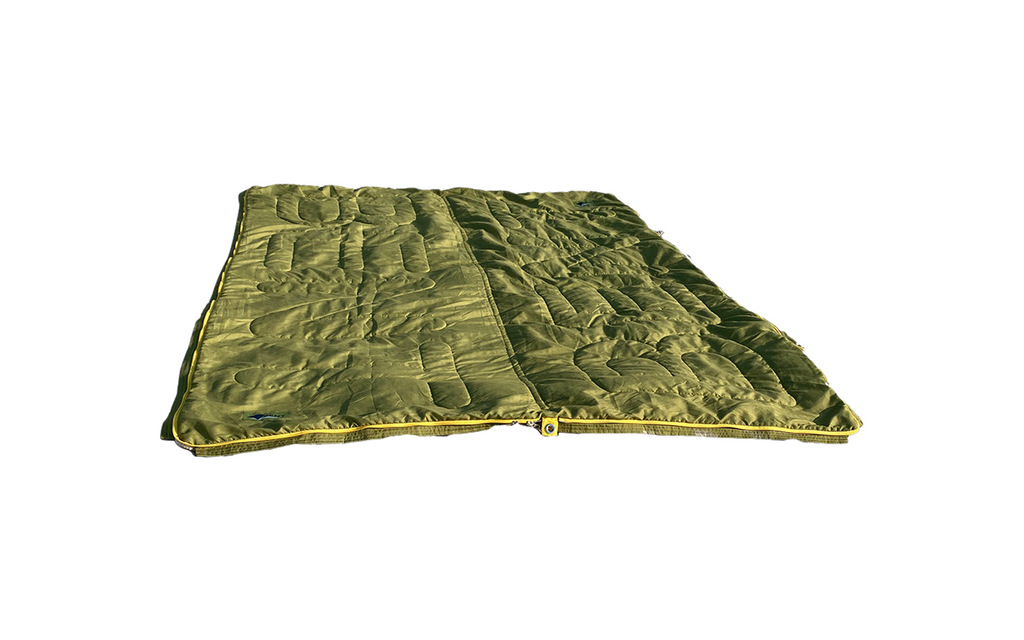 Teppesovepose Bentcho vendbar med veske Scandi 200 x 80 cm - Bent med vesken brukt som hodepute