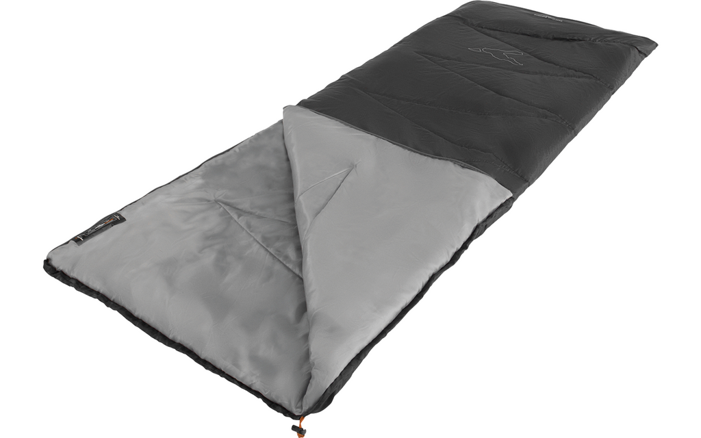 Teppesovepose Starling Square 10°C 190 x 75 cm svart - Easy Camp pakket i pakkpose