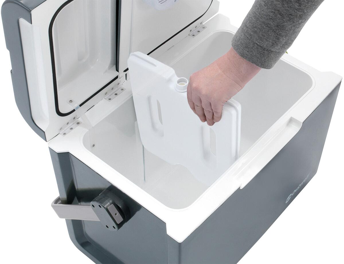 Termoelektrisk kjøleboks ECOcool Slate Grey 24 l bakside