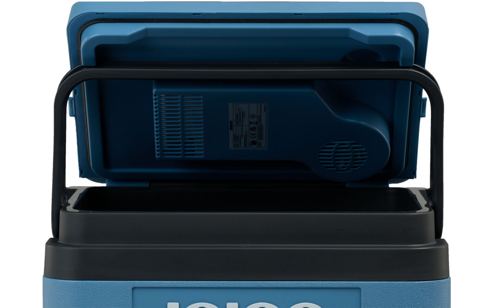 Termoelektrisk kjøleboks IE 2 24 l 12/24V - Igloo med lokket åpent