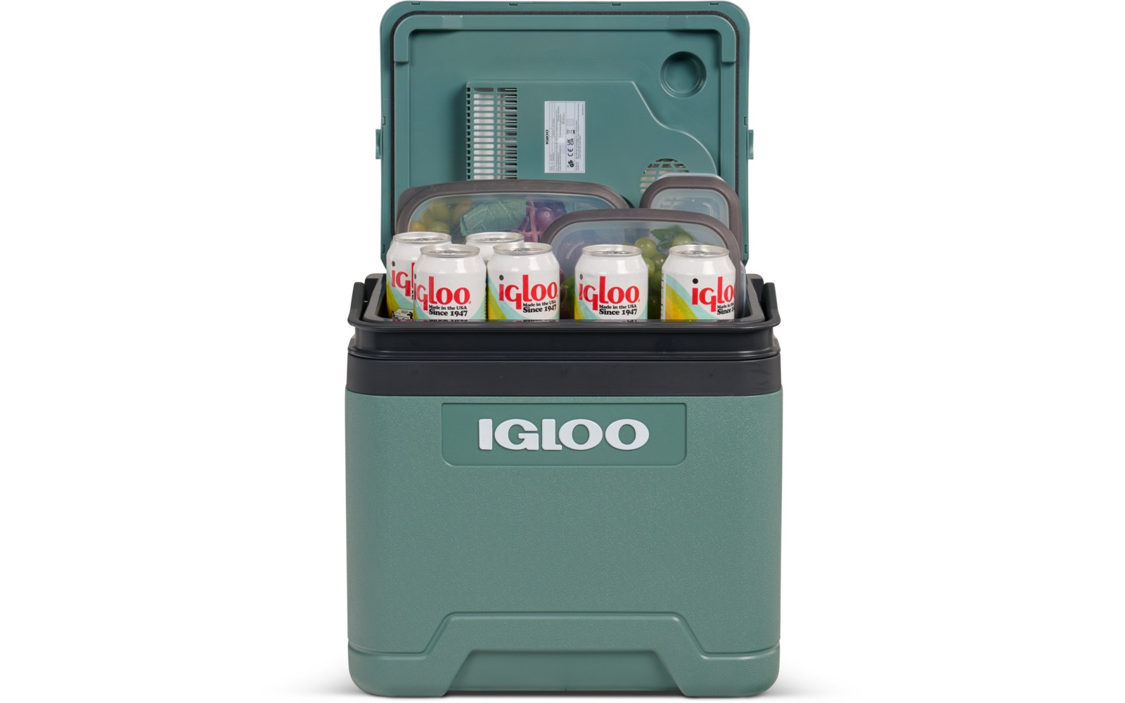 Termoelektrisk kjøleboks IE24 AC/DC 24 l 12V/230V - Igloo med kabelfag