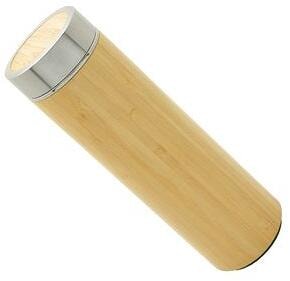 Termoflaske med tesil 480 ml Onsen bambus forfra
