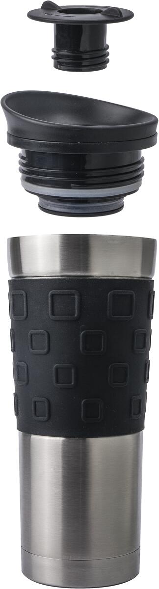 Bakside av Termokopp Grip rustfritt stål 450 ml 360° åpning