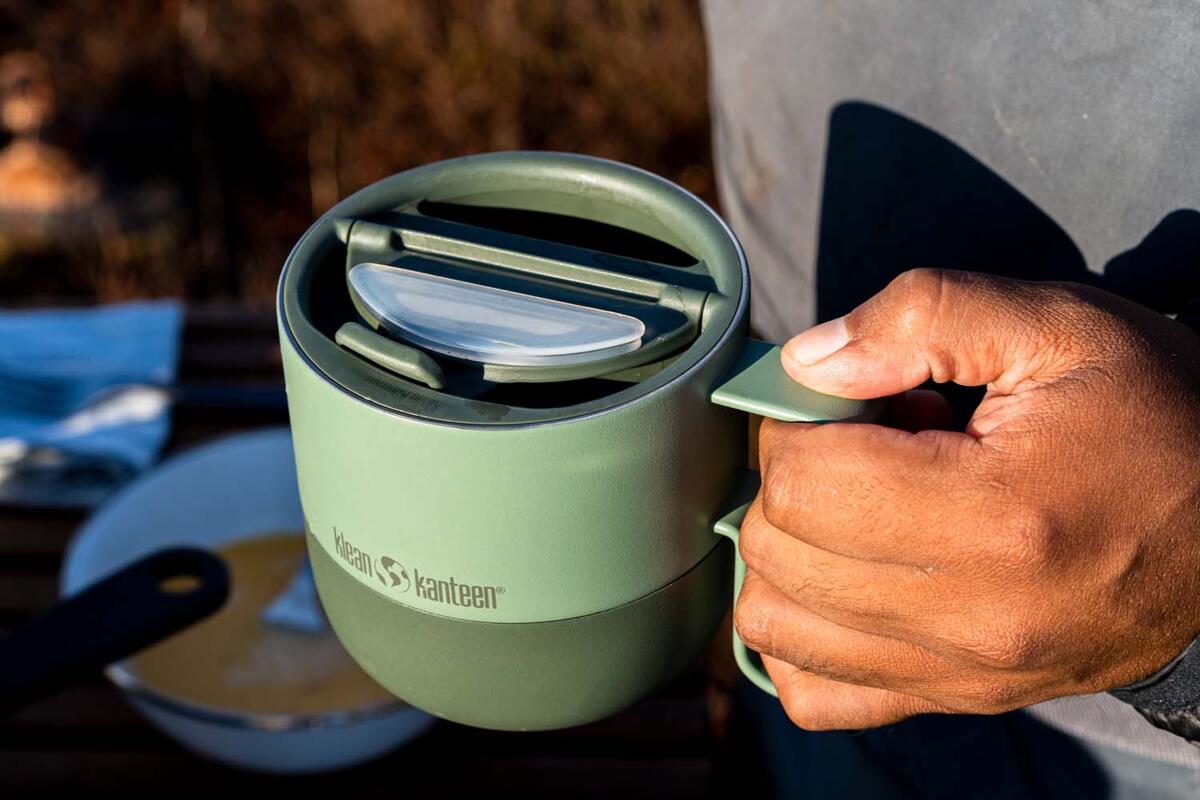Nærbilde av Flip Lid på Termokopp Rise Mug med Flip Lid 355 ml