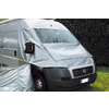 Termomatte frontrute Fiat Ducato fra 2006 grå montert på bobil