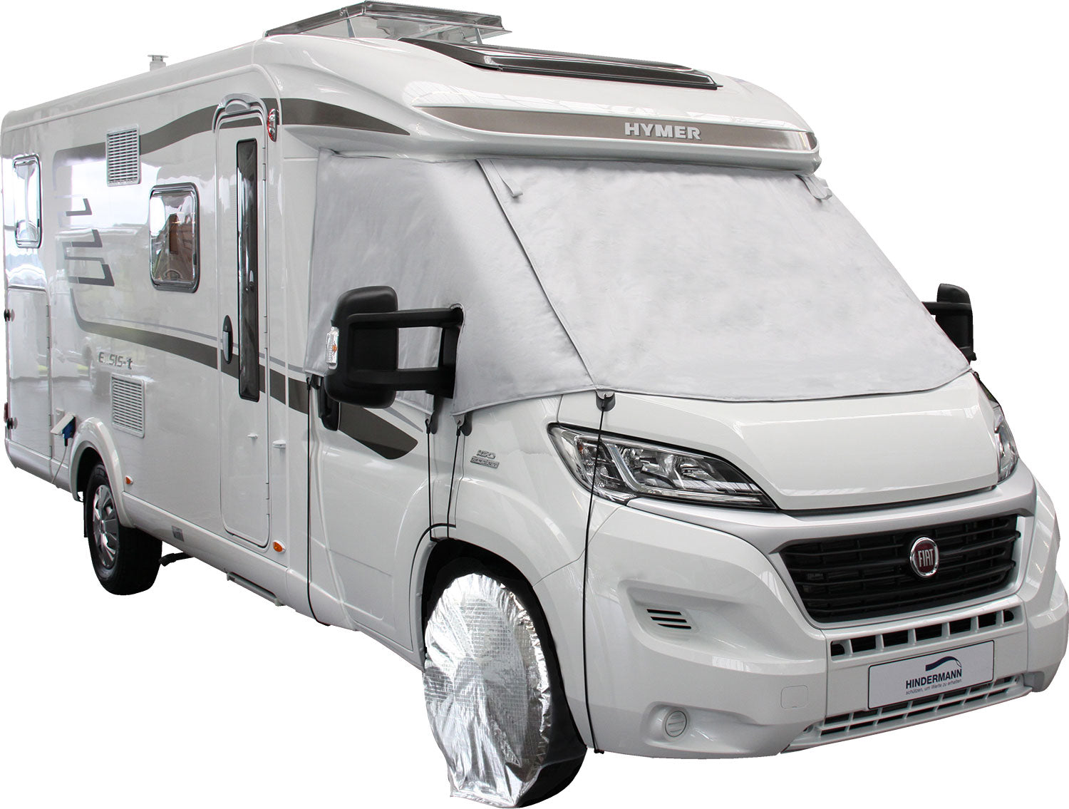 Termomatte LUX for frontrute VW Crafter fra 2017 montert