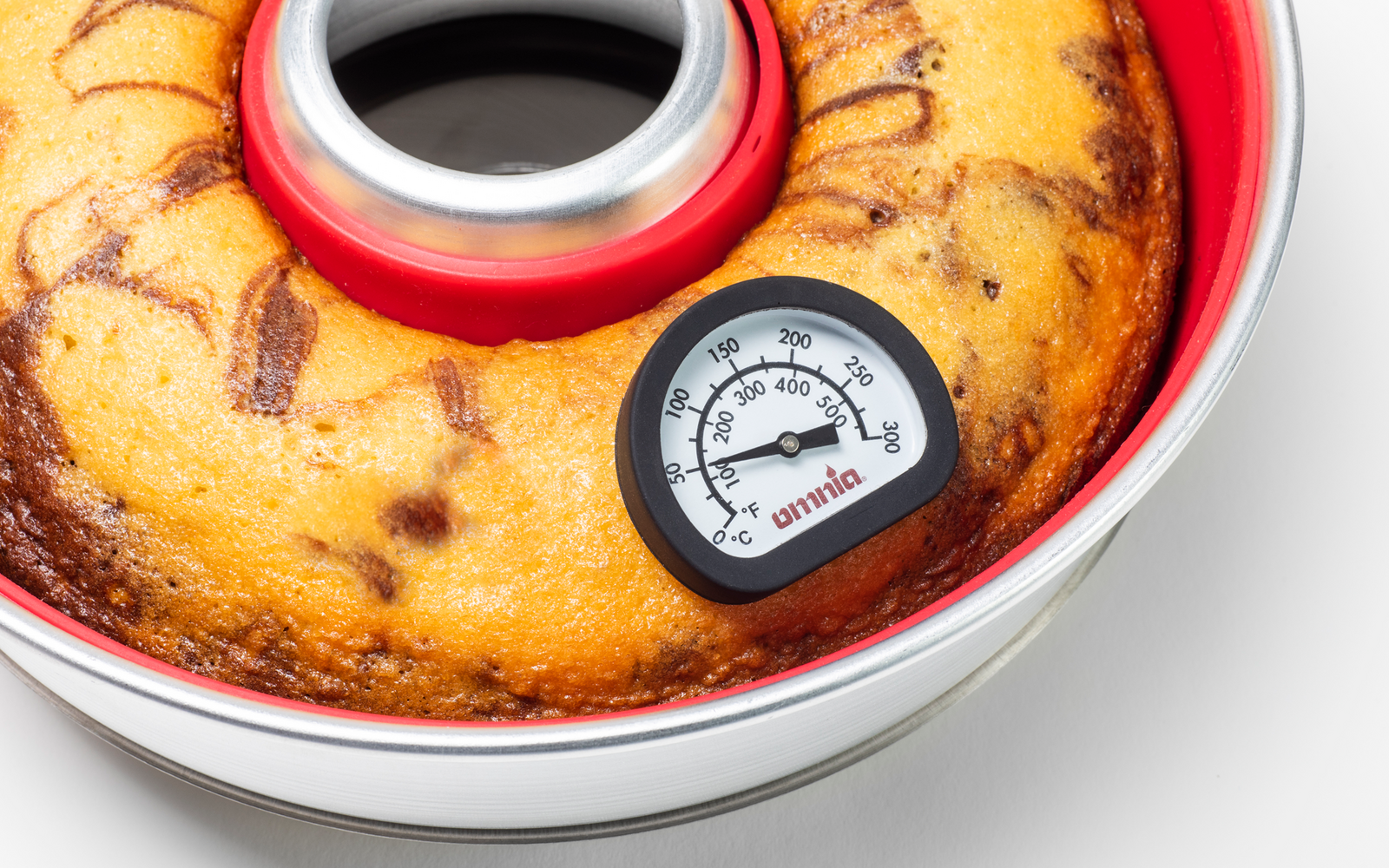 Detaljbilde av Termometer for campingbakeovn rustfritt stål Omnia