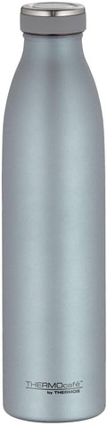 Termosflaske TC Bottle 750 ml rustfritt stål lysegrå-blå forfra
