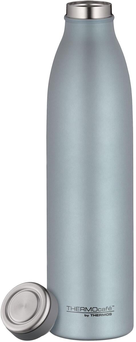 Termosflaske TC Bottle 750 ml rustfritt stål lysegrå-blå bakside