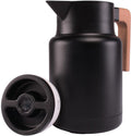 Termoskanne 1,5 l rustfritt stål ø12,5x21,5 cm - Via Mondo front