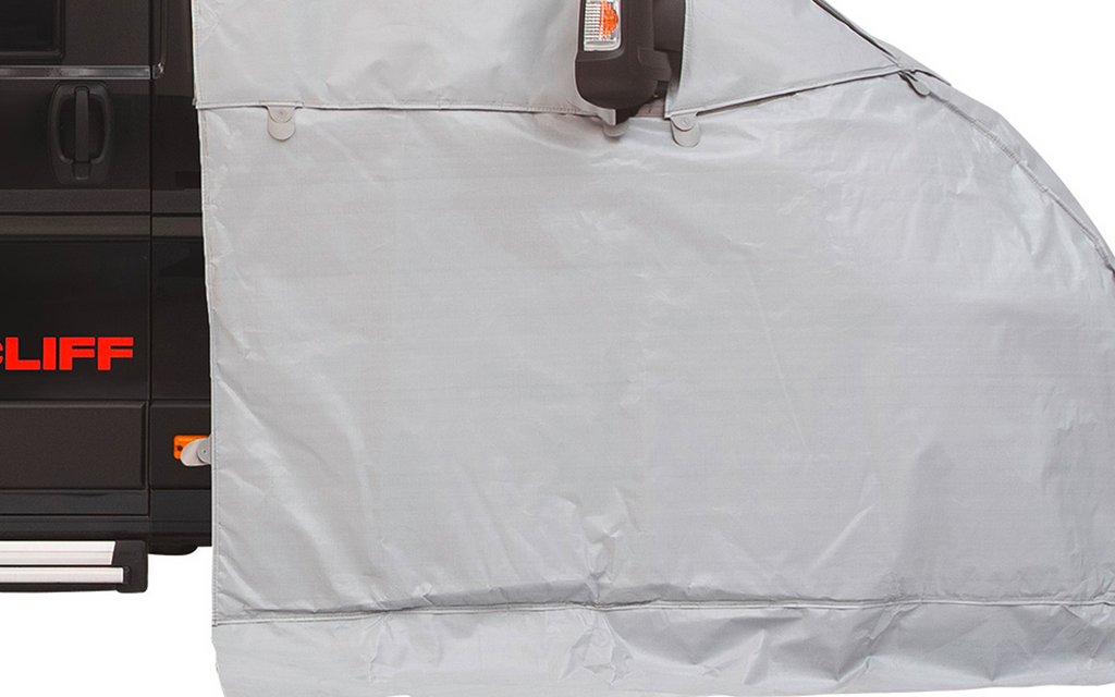 Detalj av Termovindusmatte LUX Duo underdel for Rapido 9F/90F/10F