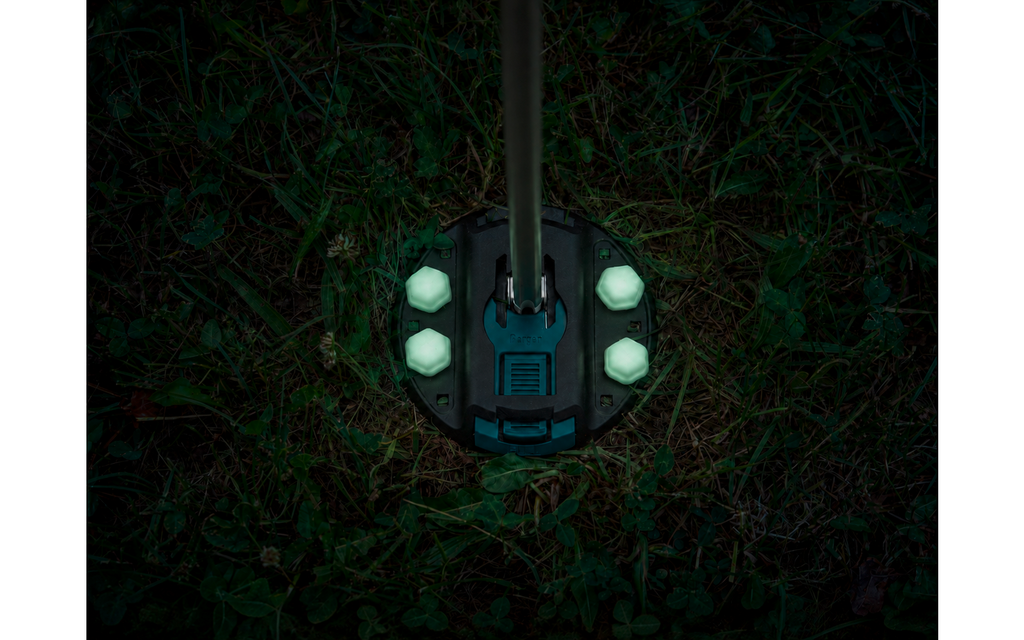 TerraGlow ankerplate for markiseføtter 16 cm nærbilde