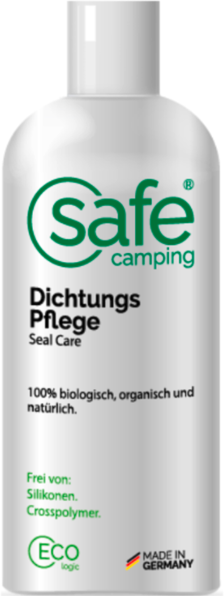 Tetningspleie silikonfri for gummi og plast 100 ml - SAFE CAMPING forfra