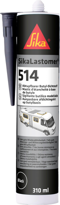 Tettemasse Lastomer 514 patron 310 ml svart - Sika for fleksibel tetting