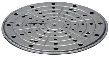 Thermate varmeplate i stål for gasskoker, ø 16 cm forfra