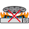 Thermate varmespredende kokeplate 16 cm 200 g montert