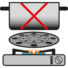 Thermate varmespredende kokeplate 16 cm 200 g nærbilde