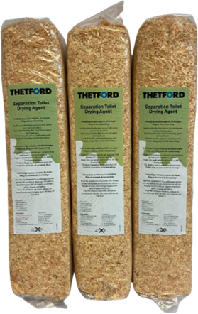 Thetford Tørkemiddel trefiber 300 ml for separasjonstoalett til campingbruk