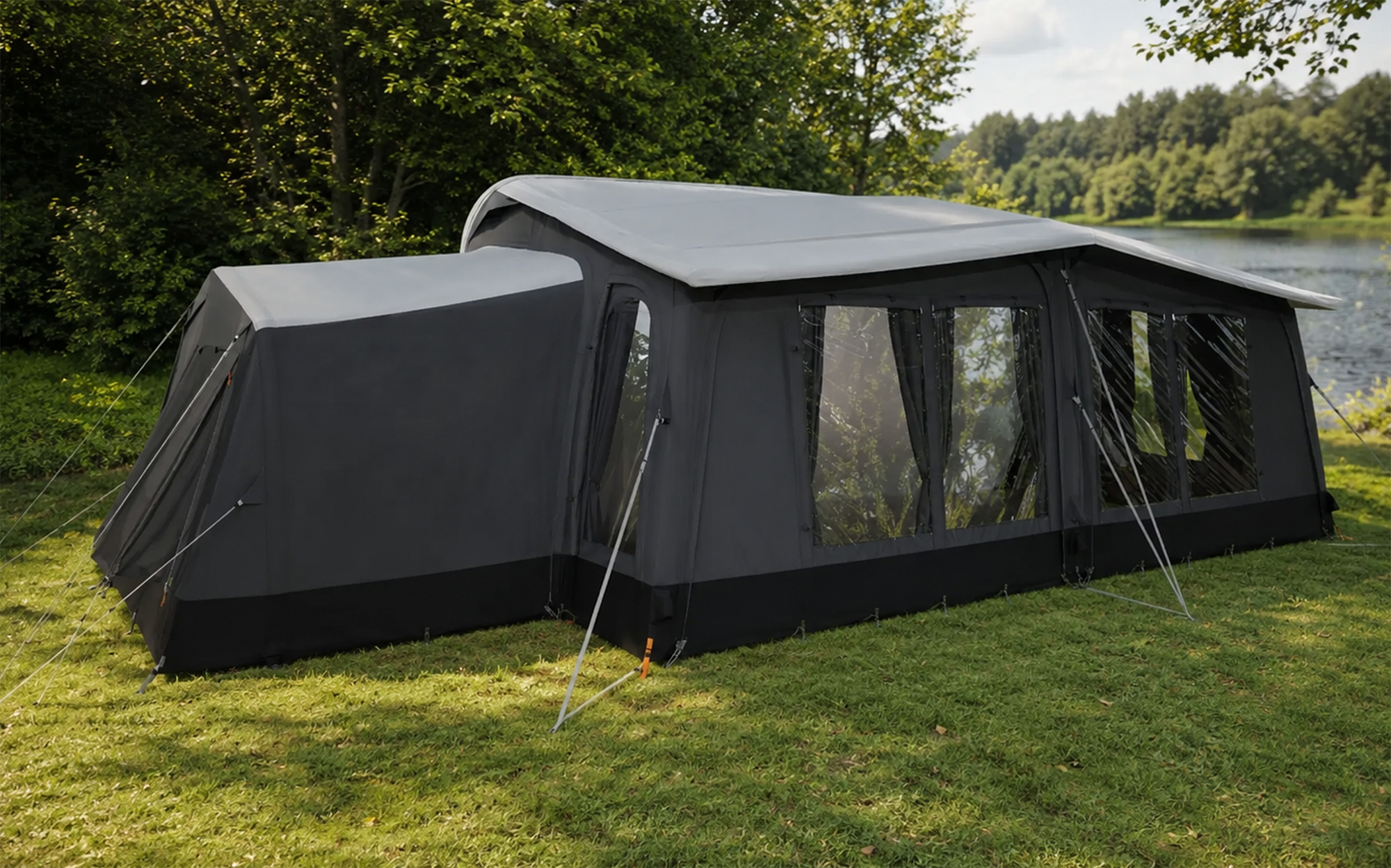 Tilbygg Residence Air Stay Tall Annexe oppblåst forfra