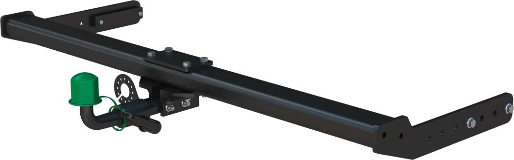 Tilhengerfeste LAB 1000 med fast kulestang breddevariabel til 1440 mm