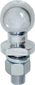 Tilhengerkoblingskuler 50 mm, 2000 kg belastning med E-godkjenning - HP forfra