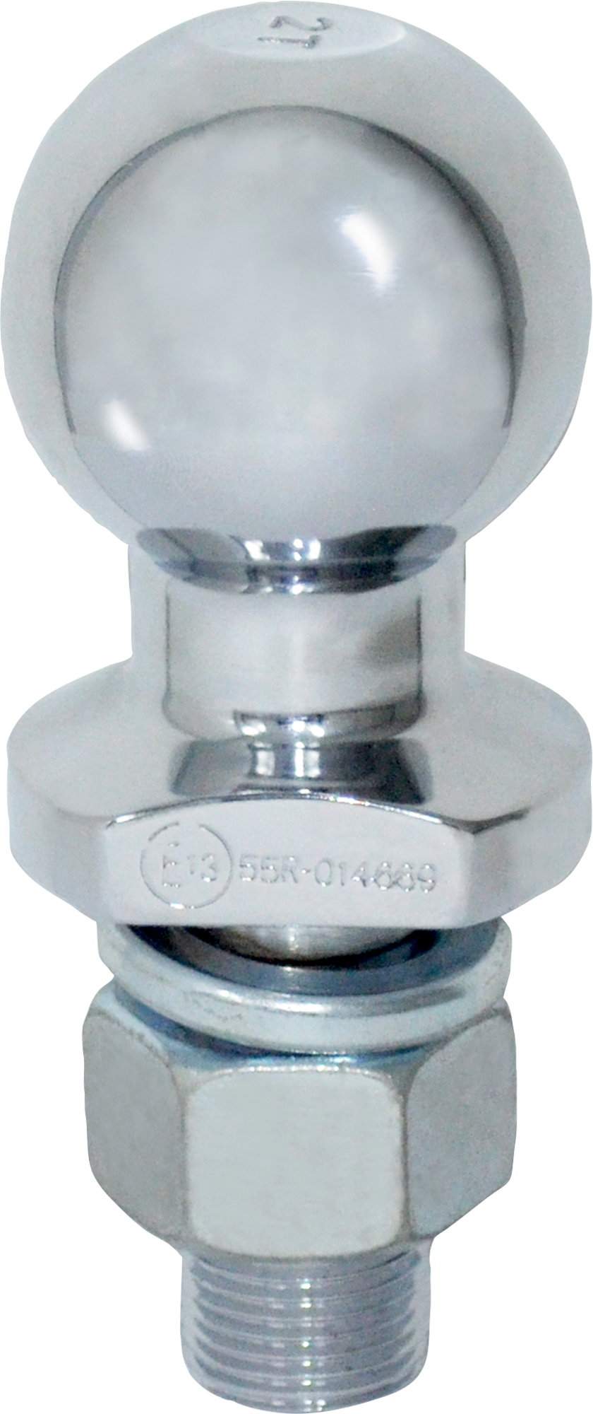 Tilhengerkoblingskuler 50 mm, 2000 kg belastning med E-godkjenning - HP forfra