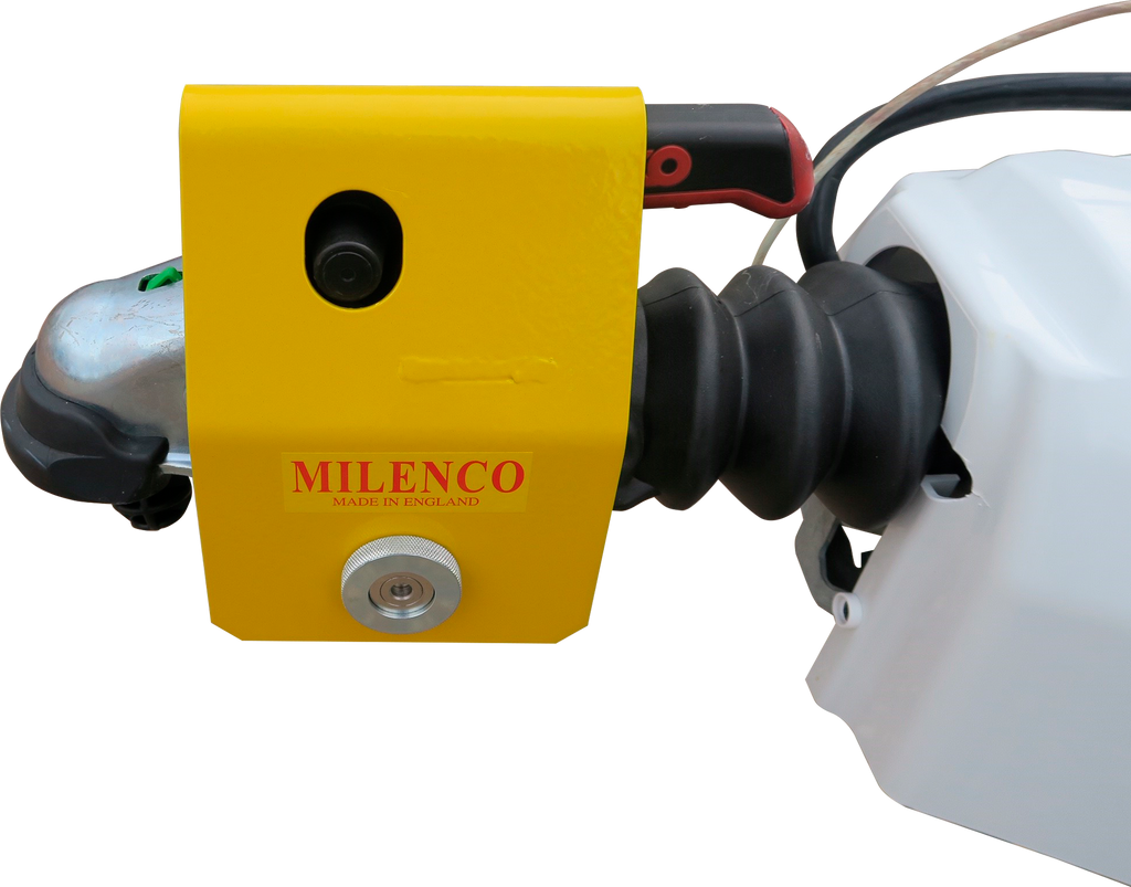 Tilhengerlås AKS 161 4 mm stål Sold Secure Gold - Milenco forfra