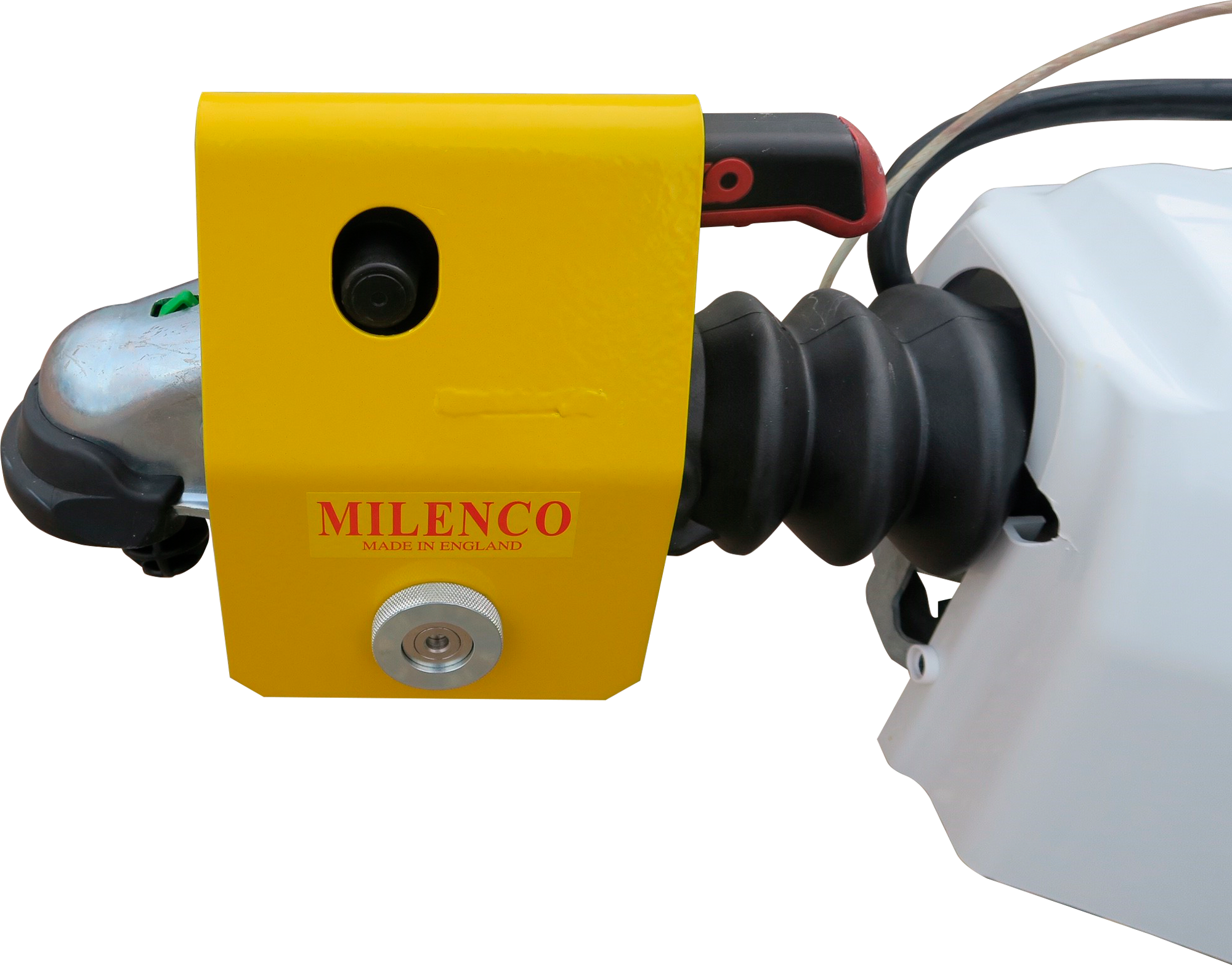 Tilhengerlås AKS 161 4 mm stål Sold Secure Gold - Milenco forfra